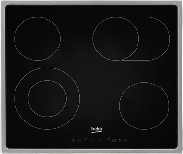 möbelnavi BEKO Glaskeramik-Kochfeld EB9741 XHL, Sologerät Edelstahlrahmen EB9741XHL