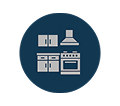Well-known kitchen retailers icon Well-known kitchen retailers icon